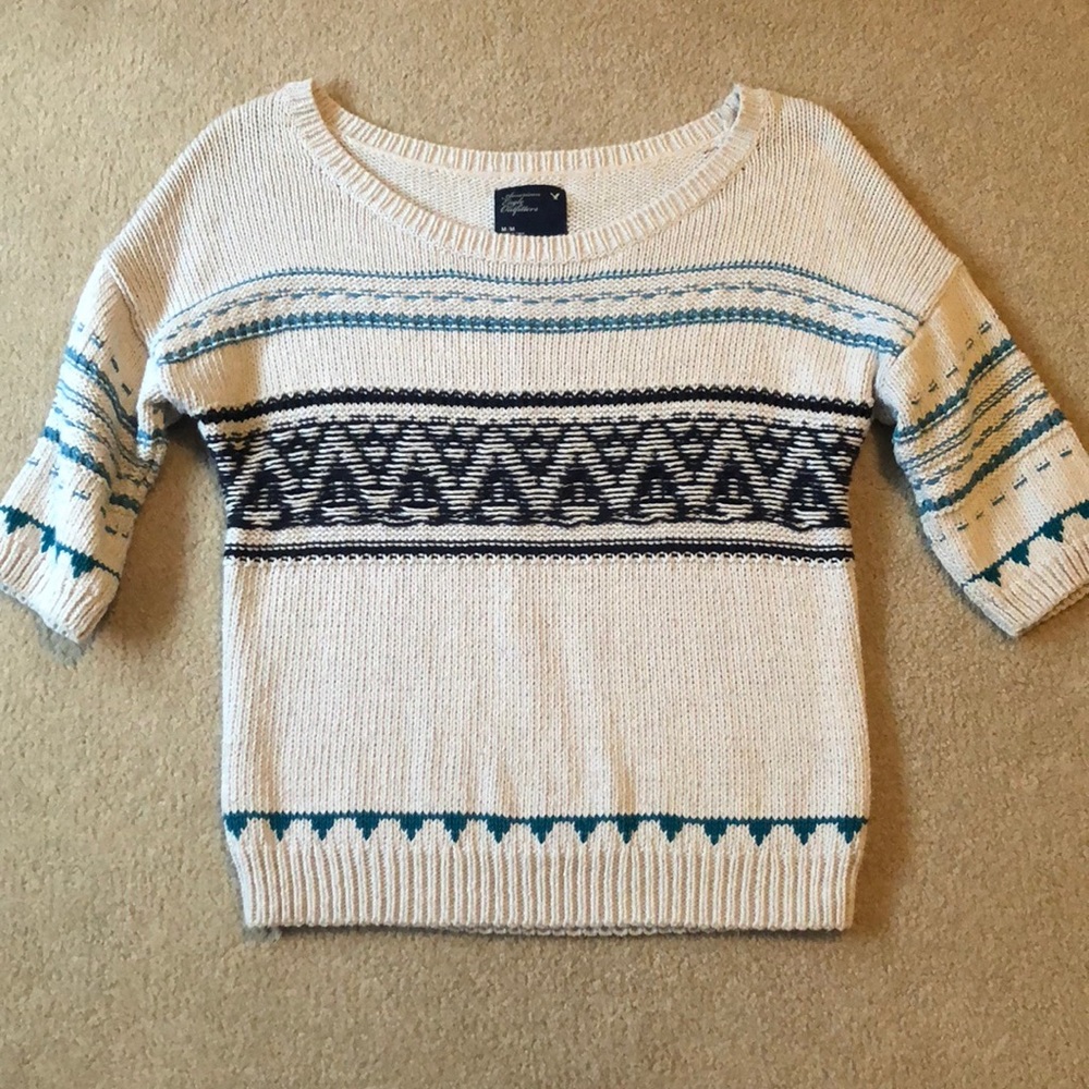 Print sweater